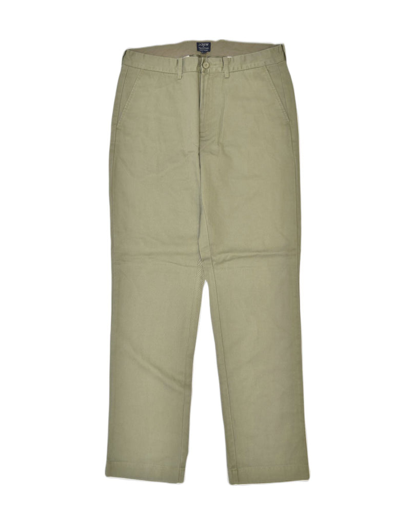 J. CREW Mens The Sutton Tapered Chino Trousers W31 L32 Khaki Cotton | Vintage | Thrift | Second-Hand | Used Clothing | Messina Hembry 