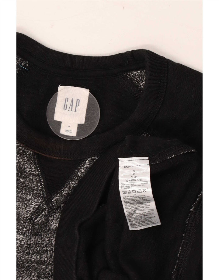 Gap Mens Sweatshirt Jumper Small Grey Colourblock Cotton
