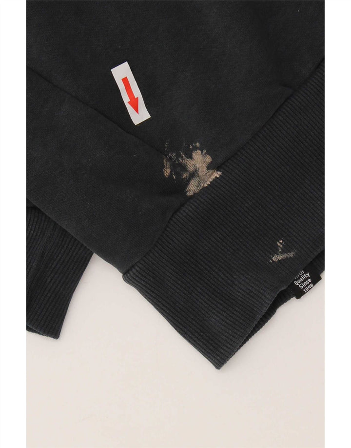 Puma Mens Graphic Sweatshirt Jumper Medium Black Cotton