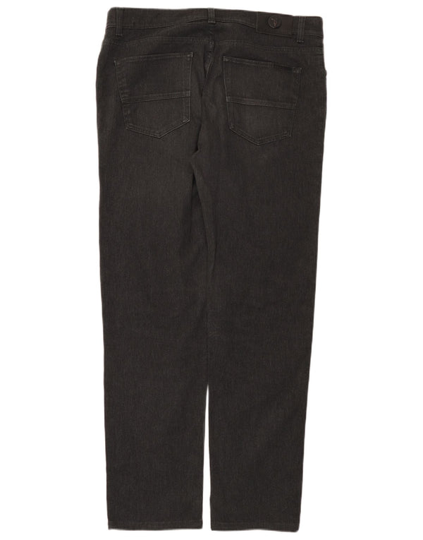 Trussardi Mens Straight Jeans W37 L31 Grey Cotton