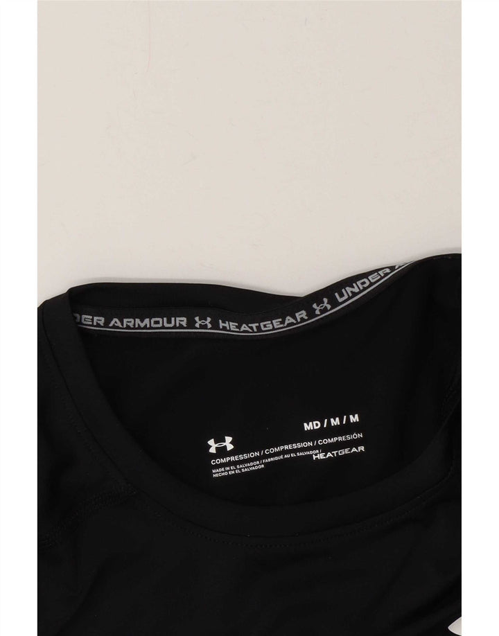 Under Armour Mens Compression Top Long Sleeve Medium Black