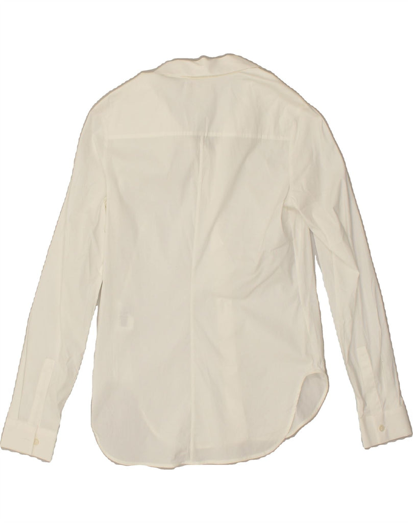 COS Womens Shirt IT 34 2XS White Cotton Vintage Cos and Second-Hand Cos from Messina Hembry 