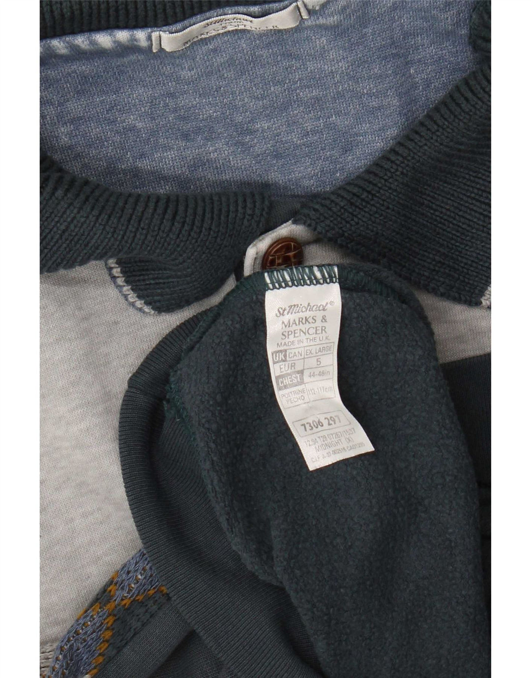 Marks & Spencer Mens St. Michael Sweatshirt Jumper XL Navy Blue