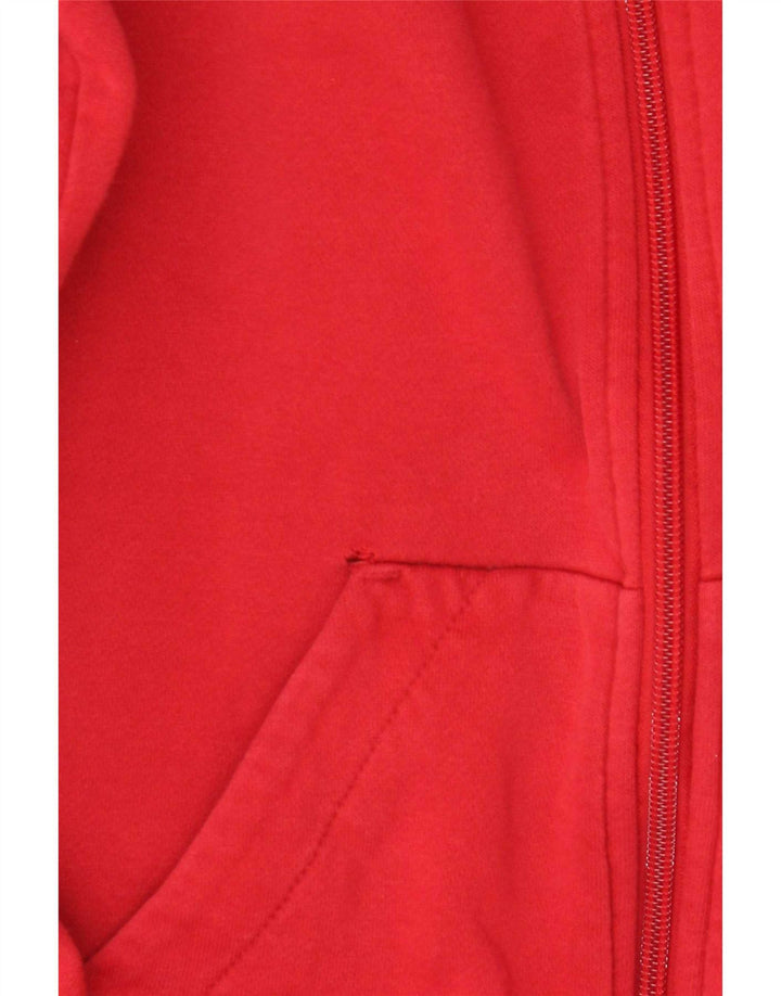 Jordan Boys Zip Hoodie Sweater 12-13 Years Large Red