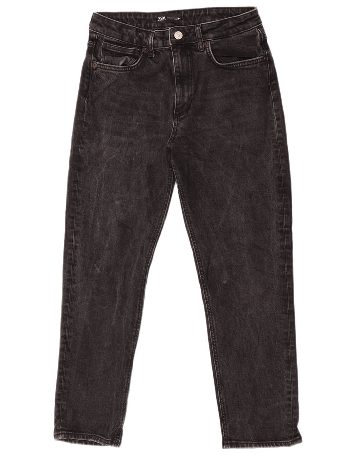 Zara Womens Slim Jeans EU 38 Small W28 L26 Black Cotton