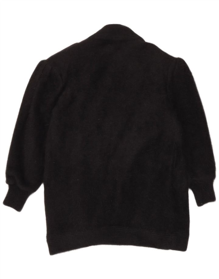Sunshine Womens Oversized Longline Open Cardigan Sweater UK 18 XL Black