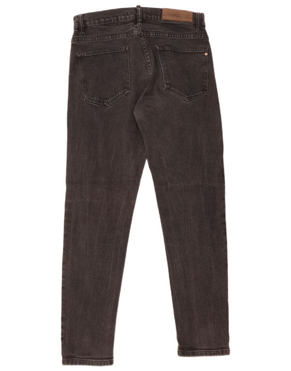Zara Mens Slim Jeans EU 42 Large W32 L30 Black