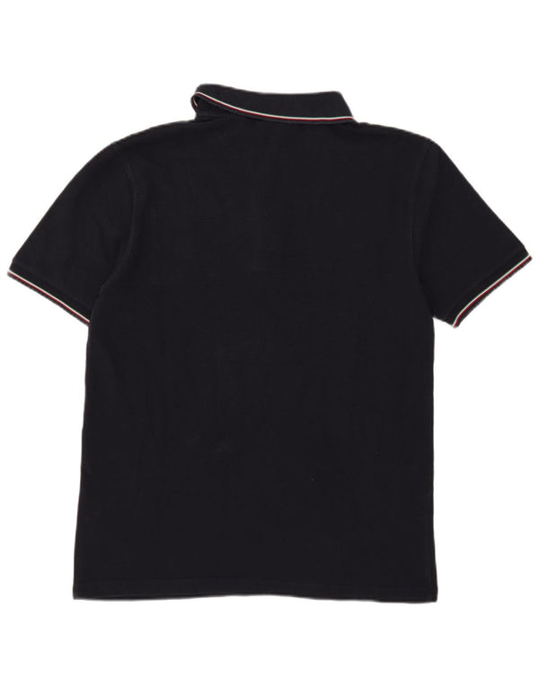 Aeronautica Militare Mens Polo Shirt Medium Navy Blue Cotton