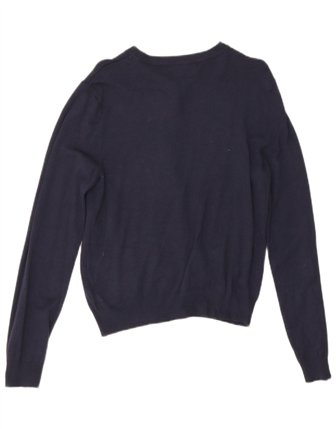 Marks & Spencer Womens Cardigan Sweater UK 12 Medium Navy Blue Viscose