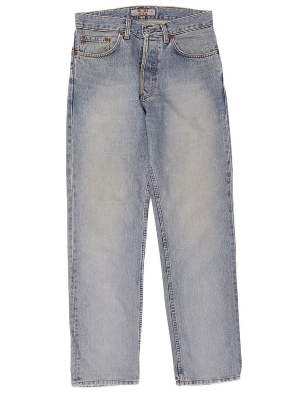 Mustang Mens Oregon Straight Jeans W31 L32 Blue Cotton