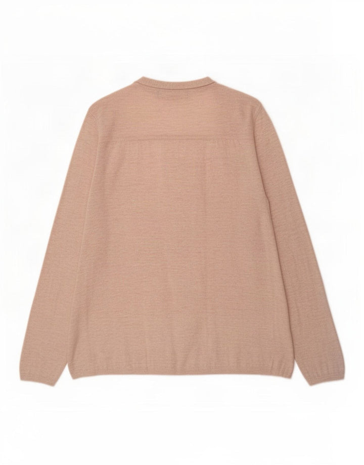 Marks & Spencer Womens Open Cardigan Sweater UK 8 Small Beige Polyamide