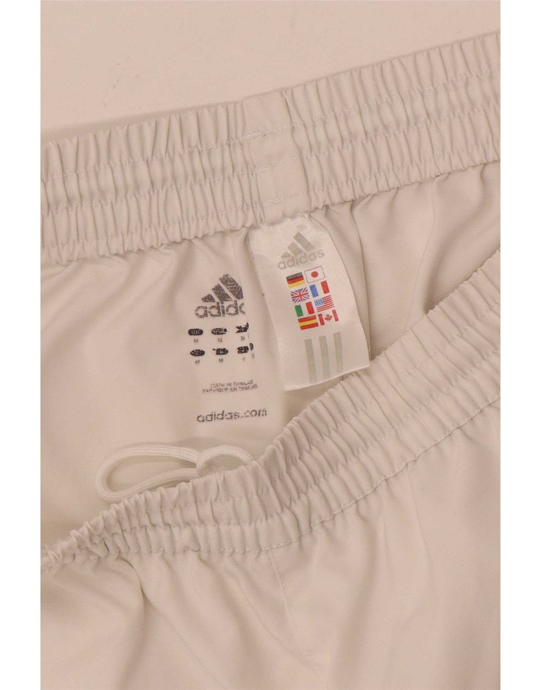 Adidas Mens Climalite Sport Shorts Medium White