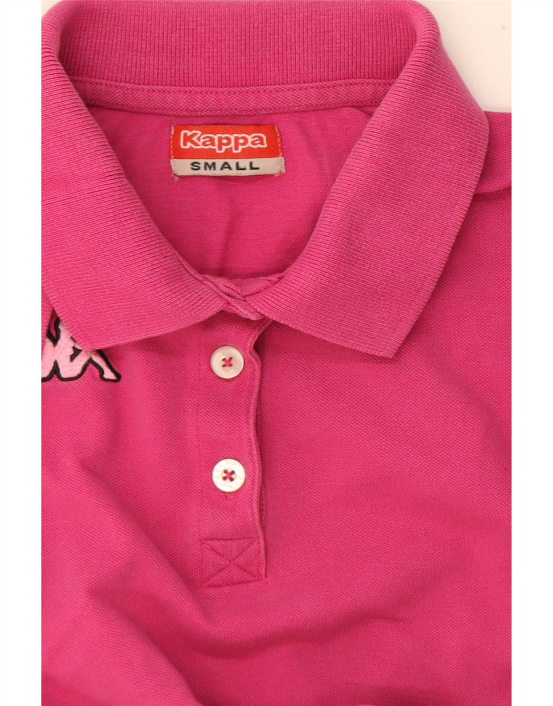 Kappa Womens Polo Shirt UK 10 Small Pink