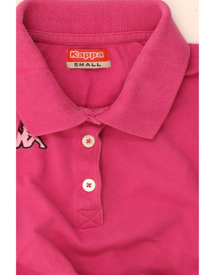 Kappa Womens Polo Shirt UK 10 Small Pink