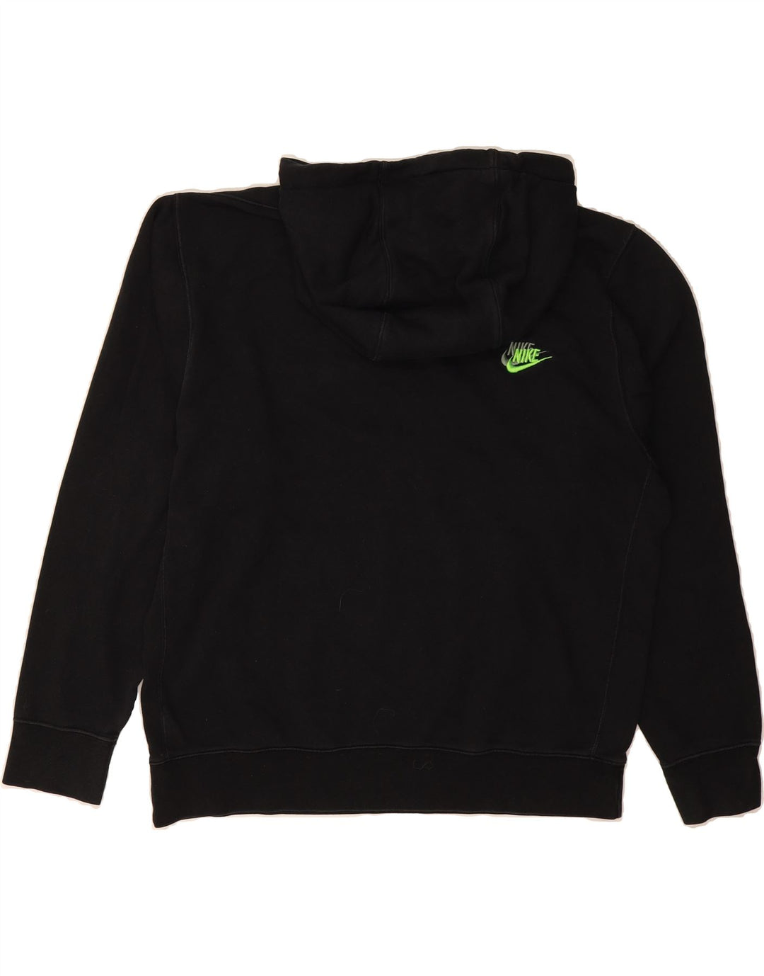NIKE Mens Hoodie Jumper Large Black Cotton Vintage Nike and Second-Hand Nike from Messina Hembry 
