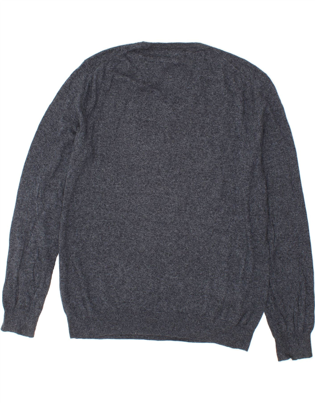 J. CREW Mens V-Neck Jumper Sweater XL Navy Blue Cotton Vintage J. Crew and Second-Hand J. Crew from Messina Hembry 