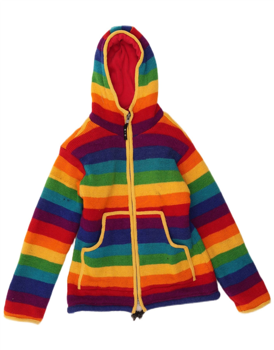 Vintage Womens Cardigan Sweater UK 12 Medium Multicoloured Colourful