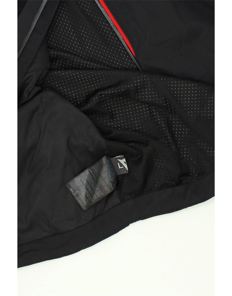 DAINESE Mens Graphic Rain Jacket UK 40 Large Black Nylon | Vintage Dainese | Thrift | Second-Hand Dainese | Used Clothing | Messina Hembry 