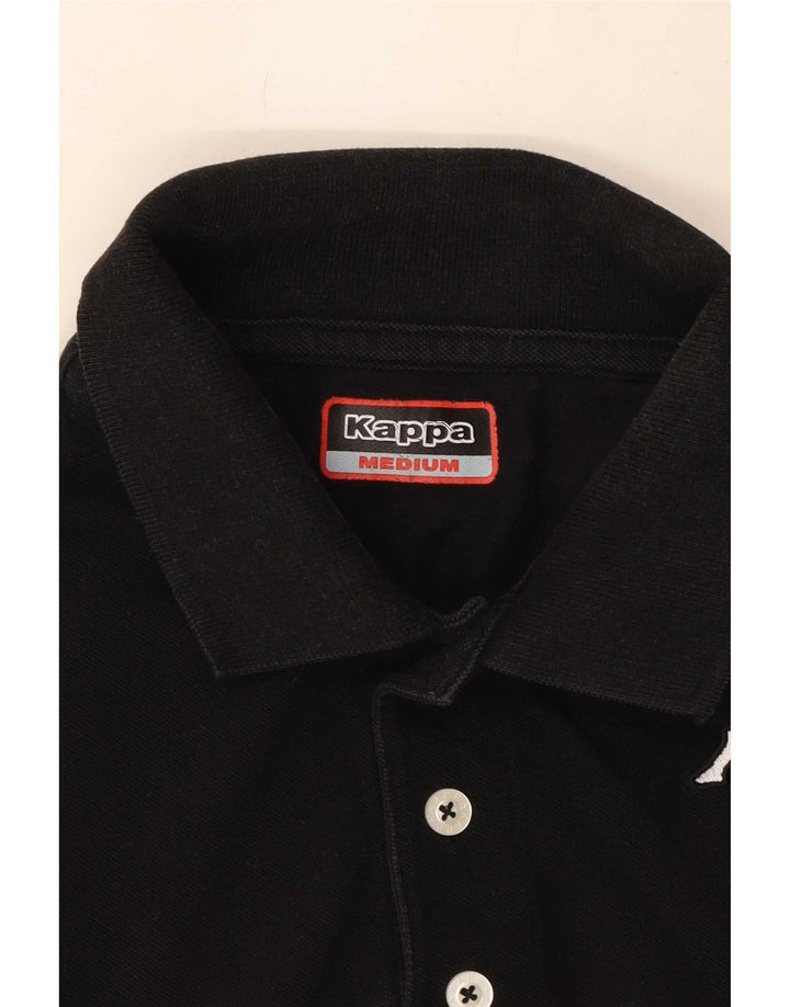 Kappa Mens Polo Shirt Medium Black