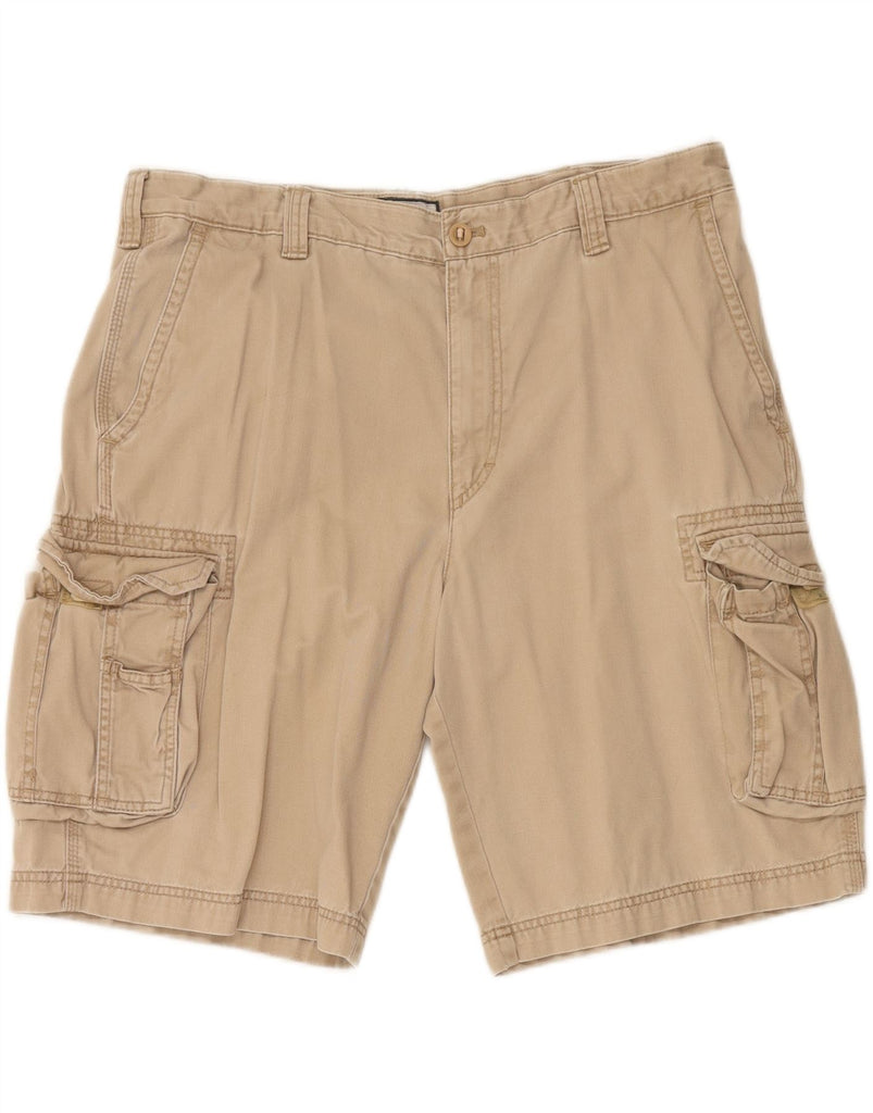 IZOD Mens Cargo Shorts W36 Large Beige Cotton Vintage Izod and Second-Hand Izod from Messina Hembry 