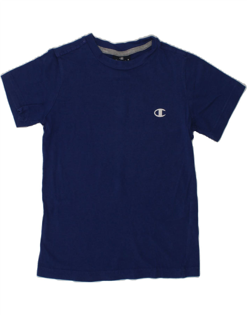 CHAMPION Boys T-Shirt Top 5-6 Years XS  Blue | Vintage Champion | Thrift | Second-Hand Champion | Used Clothing | Messina Hembry 