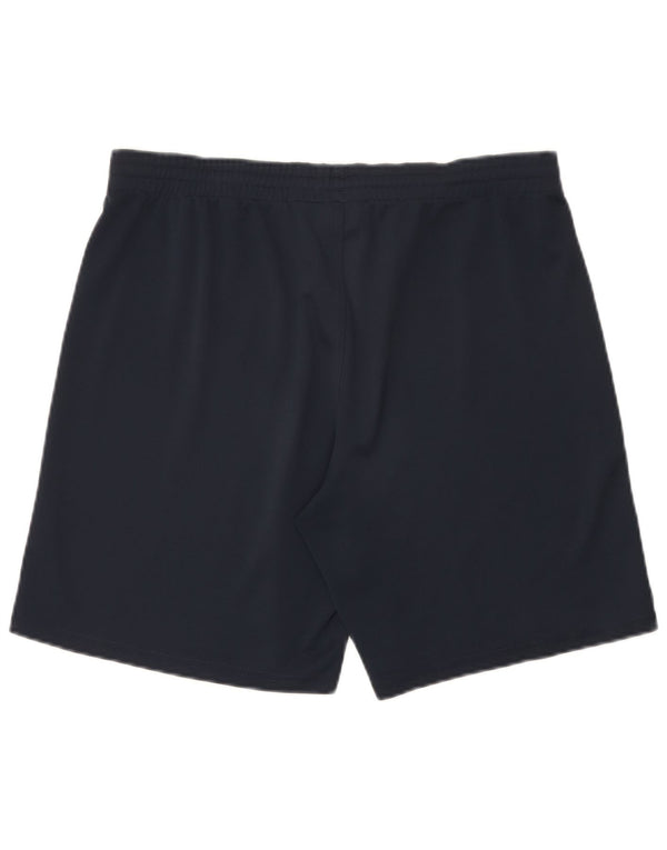 Lotto Mens Graphic Sport Shorts Medium Navy Blue Colourblock