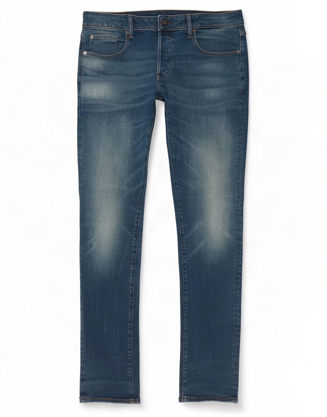G-Star Mens 3301 Slim Jeans W34 L34 Blue Cotton