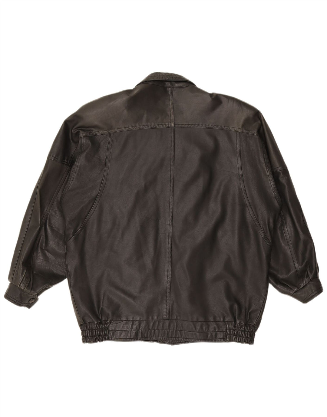 Vintage Mens Leather Jacket UK 42 XL Black