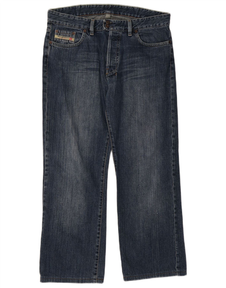 Diesel Womens Straight Jeans W36 L27 Blue Cotton