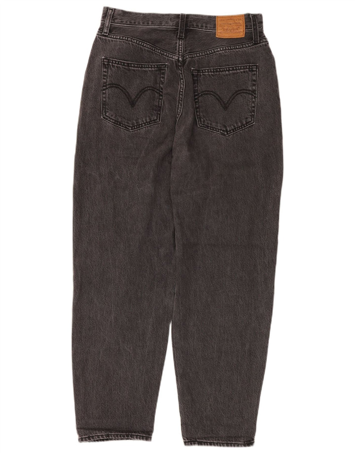 LEVI'S Womens Loose Fit High Waist Jeans W29 L27 Grey Cotton
