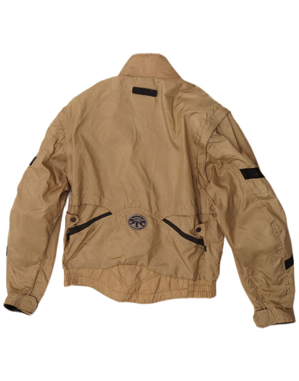 Spidi Mens Racer Jacket UK 38 Medium Beige Colourblock Polyamide