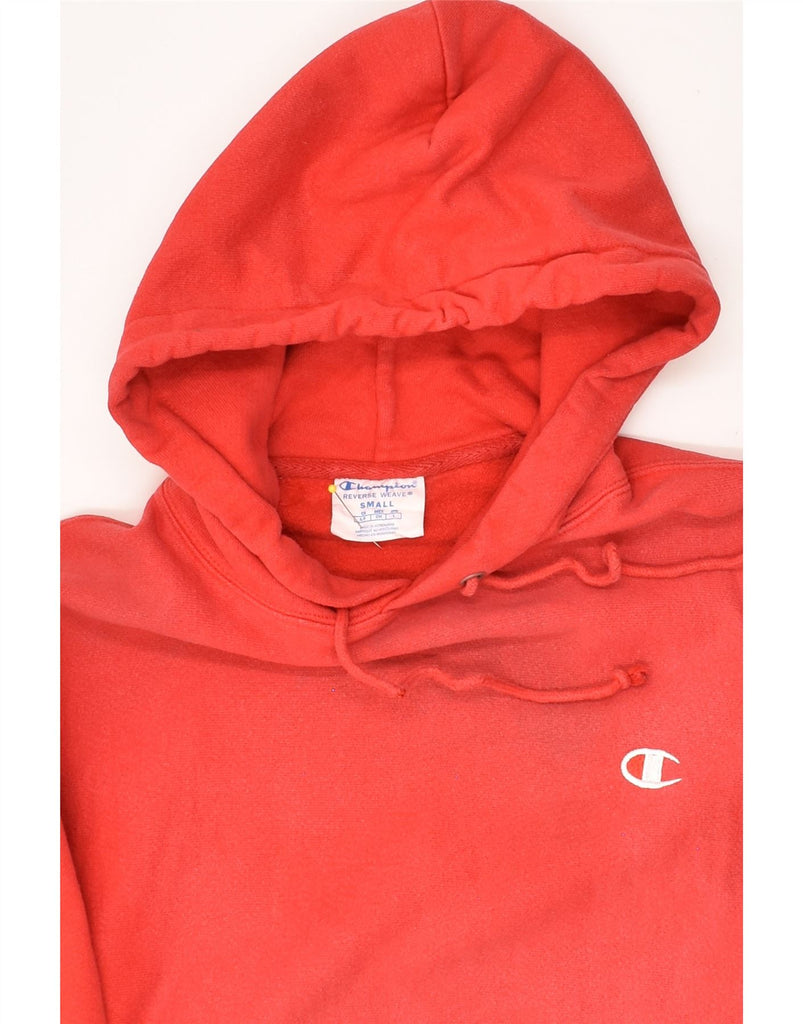 CHAMPION Mens Reverse Weave Hoodie Jumper Small Red Cotton | Vintage Champion | Thrift | Second-Hand Champion | Used Clothing | Messina Hembry 