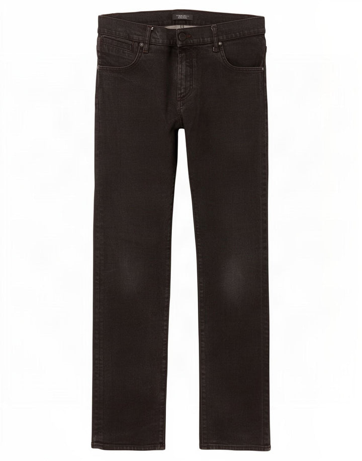 Zara Mens Straight Jeans EU 40 Medium W31 L33 Black