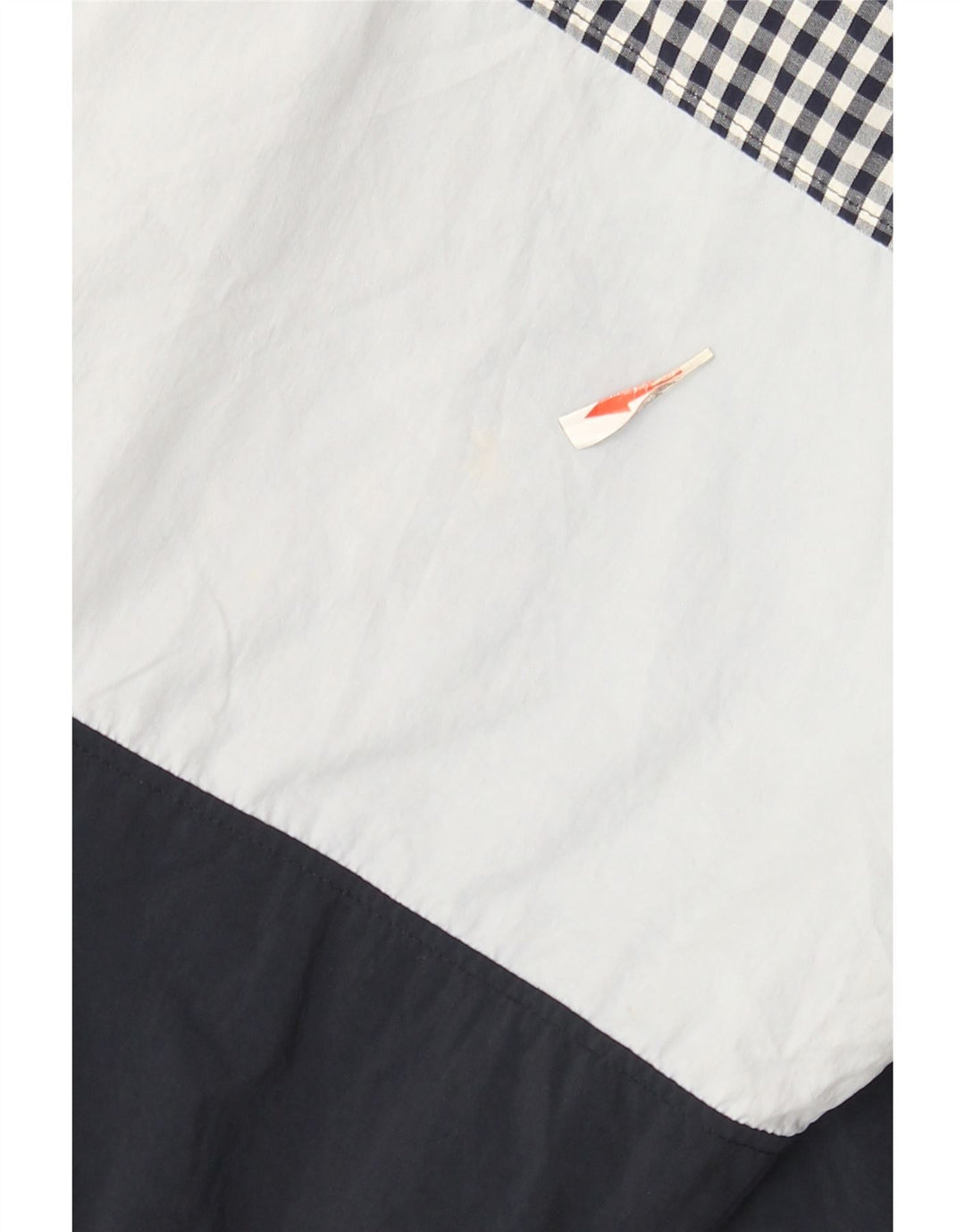 Lyle & Scott Mens Rain Jacket UK 46 3XL Navy Blue Colourblock Nylon