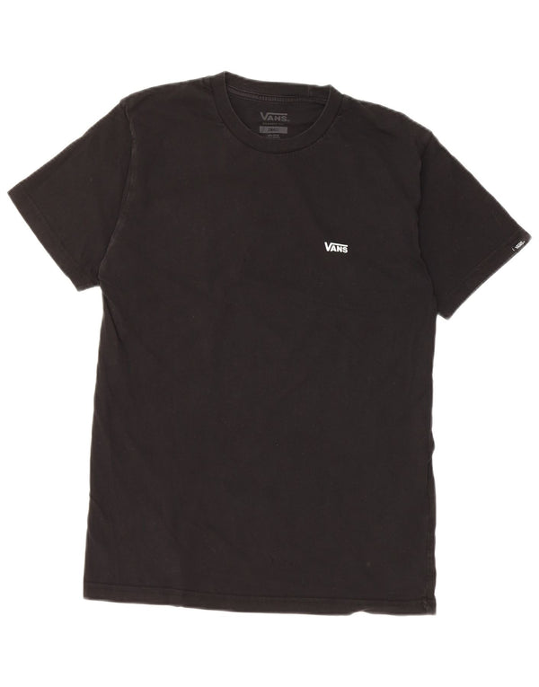 Vans Mens Classic Fit T-Shirt Top Small Black Cotton