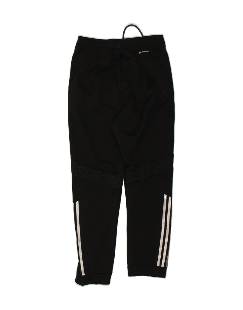 ADIDAS Mens Climawarm Tracksuit Trousers Small Black Polyester | Vintage Adidas | Thrift | Second-Hand Adidas | Used Clothing | Messina Hembry 