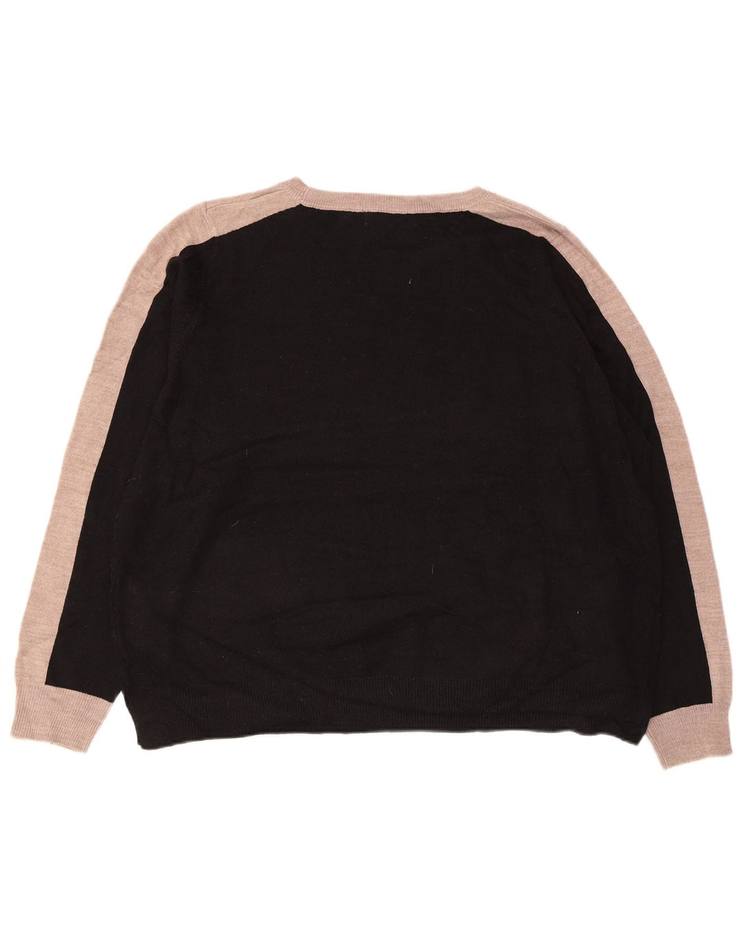 MARKS & SPENCER Womens Boat Neck Jumper Sweater UK 20 2XL Black