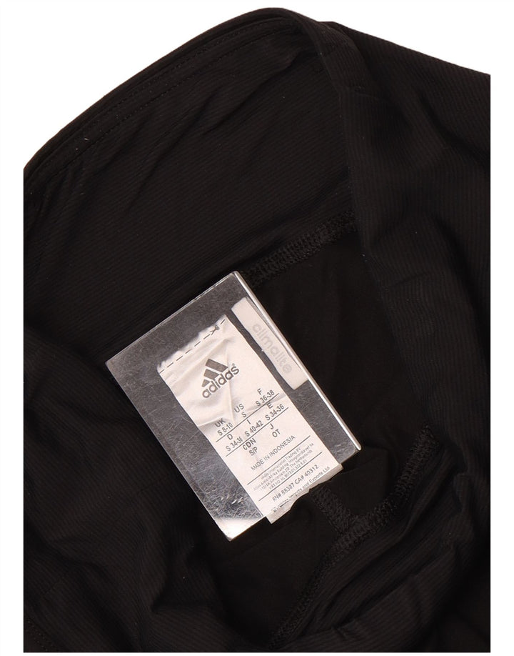 Adidas Womens Climalite Leggings UK 8/10 Small  Black Nylon