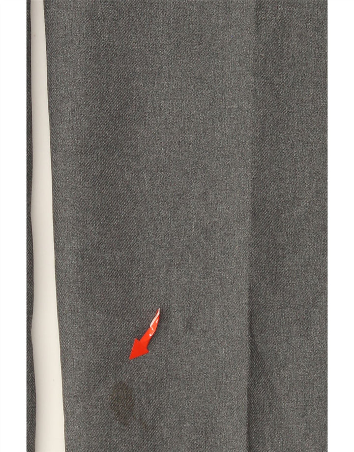 FARAH Mens Straight Casual Trousers W40 L30 Grey