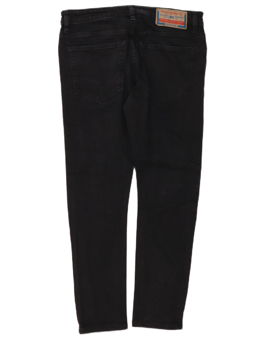 Diesel Mens Slim Jeans W31 L29 Black Cotton