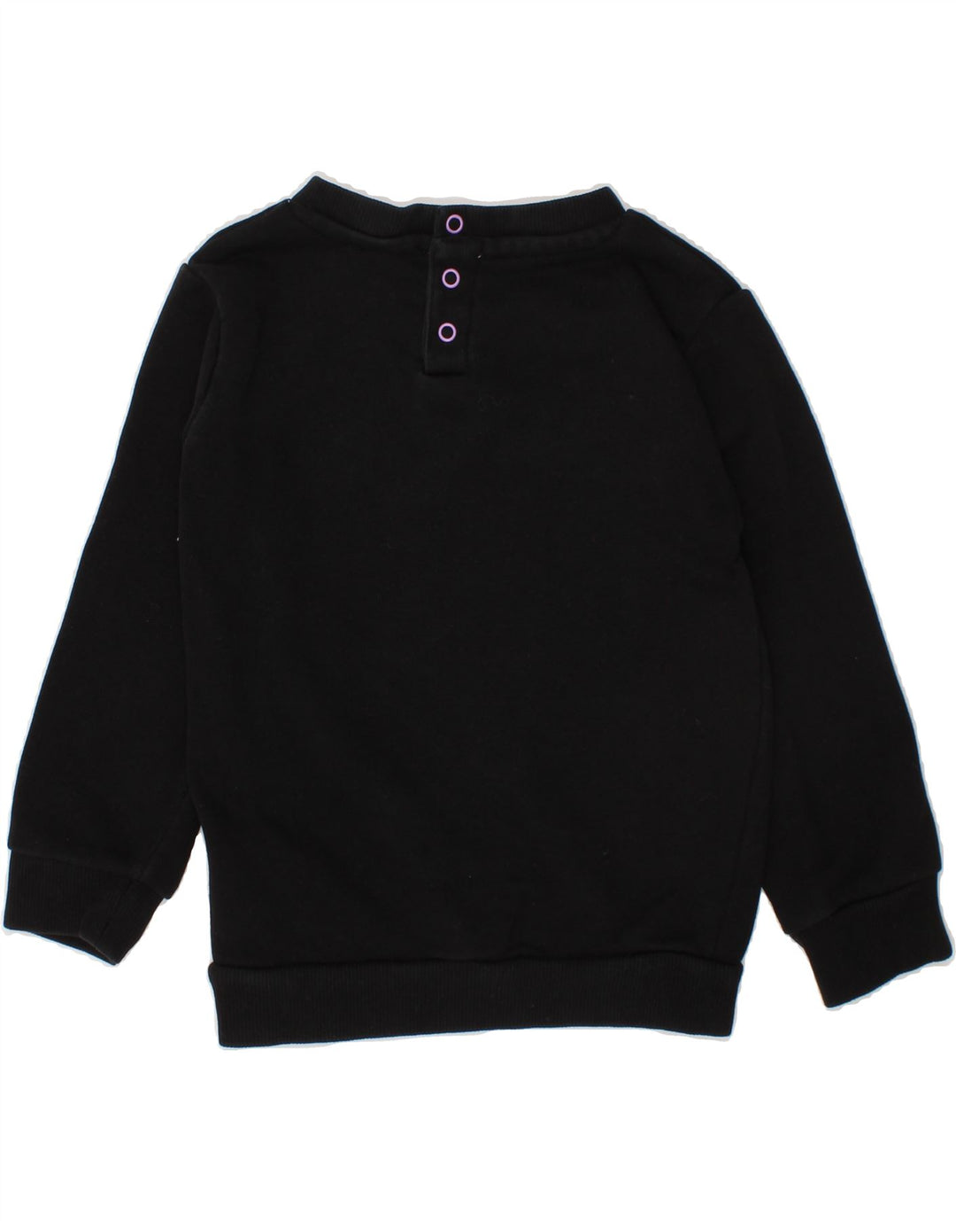 RICHMOND Baby Girls Graphic Sweatshirt Jumper 12-18 Months Black Cotton Vintage Richmond and Second-Hand Richmond from Messina Hembry 
