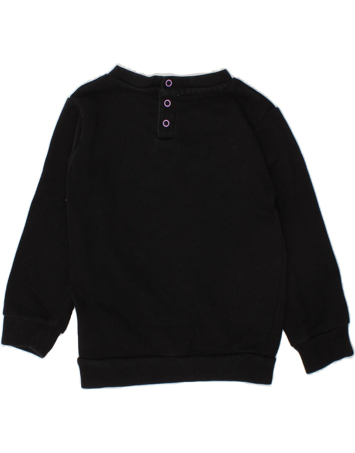 RICHMOND Baby Girls Graphic Sweatshirt Jumper 12-18 Months Black Cotton Vintage Richmond and Second-Hand Richmond from Messina Hembry 