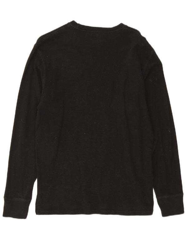 Polo Ralph Lauren Mens Top Long Sleeve Medium Black Cotton