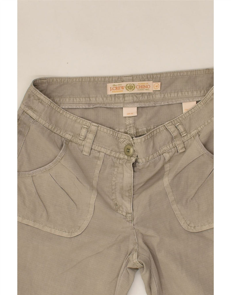 J. CREW Womens Bermuda Shorts US 6 Medium W30 Beige Cotton | Vintage J. Crew | Thrift | Second-Hand J. Crew | Used Clothing | Messina Hembry 