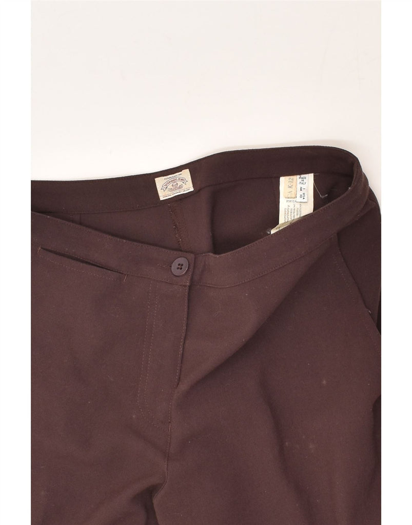 ARMANI Womens Tapered Casual Trousers IT 44 Medium W30 L32  Brown | Vintage Armani | Thrift | Second-Hand Armani | Used Clothing | Messina Hembry 