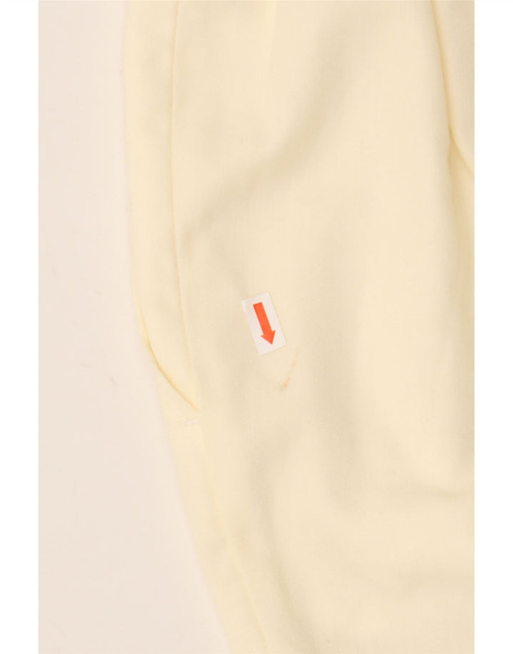 VINTAGE Womens Chino Shorts W26 Small Off White