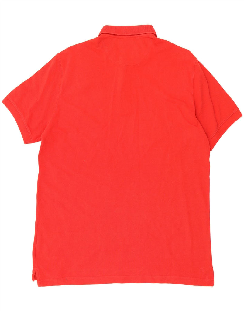 MASSIMO DUTTI Mens Polo Shirt XL Red Cotton Vintage Massimo Dutti and Second-Hand Massimo Dutti from Messina Hembry 