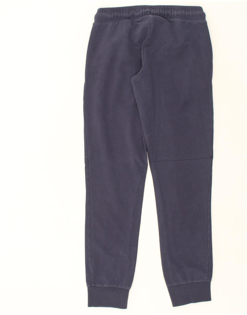 PUMA Womens Tracksuit Trousers Joggers UK 10 Small Navy Blue | Vintage Puma | Thrift | Second-Hand Puma | Used Clothing | Messina Hembry 