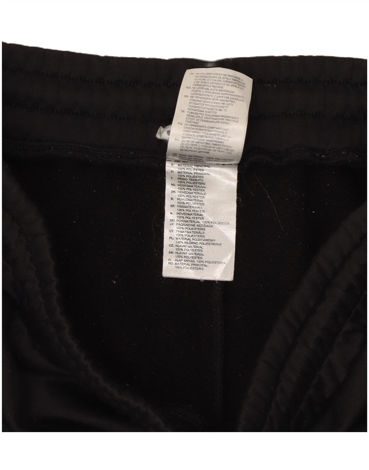 Adidas Womens Tracksuit Trousers Joggers UK 12 Medium Black Polyester