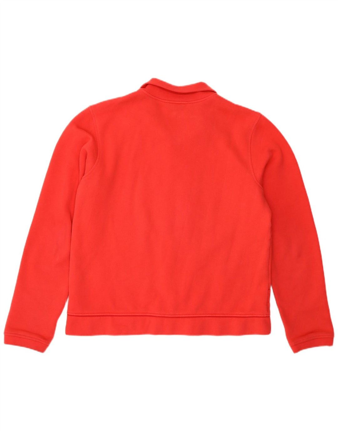 Adidas Womens Tracksuit Top Jacket UK 16 Large Red Cotton